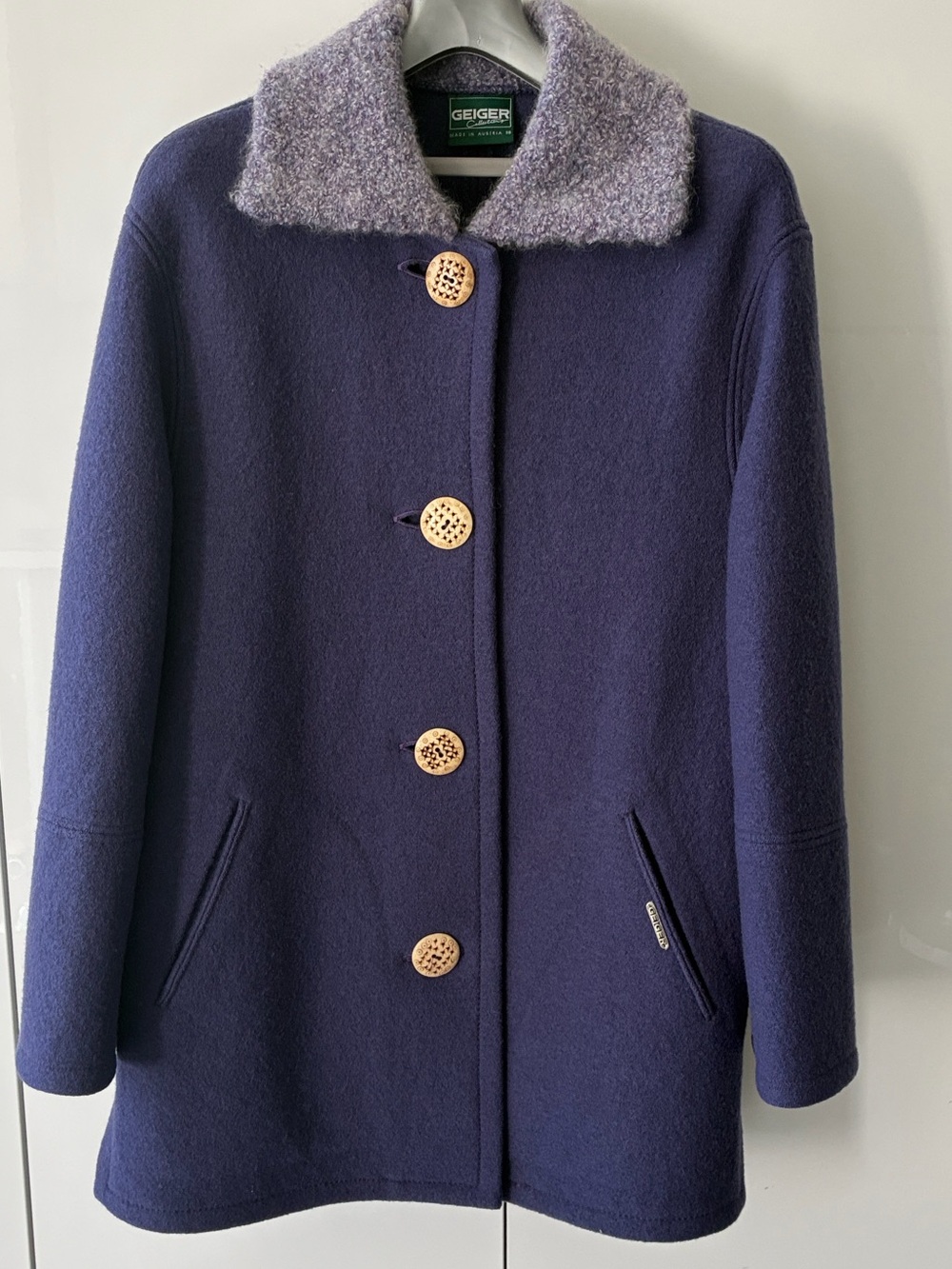 Vintage Geiger Austria Boiled wool coat.